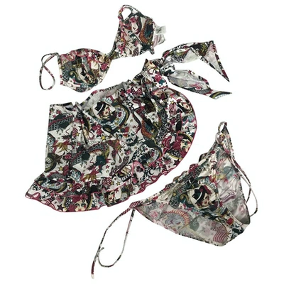 Pre-owned Dior Two-piece Swimsuit In Multicolour