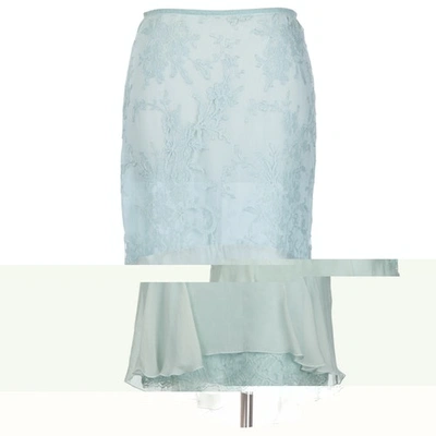 Pre-owned Valentino Mid-length Skirt In Blue