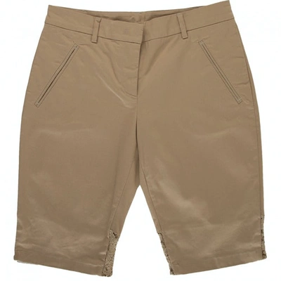 Pre-owned N°21 Camel Cotton Shorts