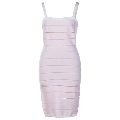 Pre-owned Balmain Mid-length Dress In Pink