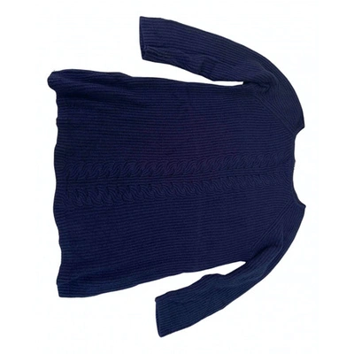 Pre-owned Dkny Jumper In Blue