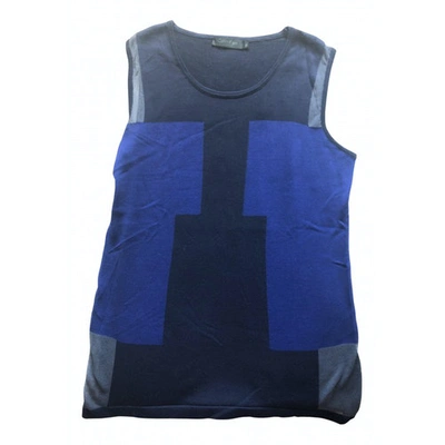 Pre-owned Calvin Klein Collection Vest In Blue