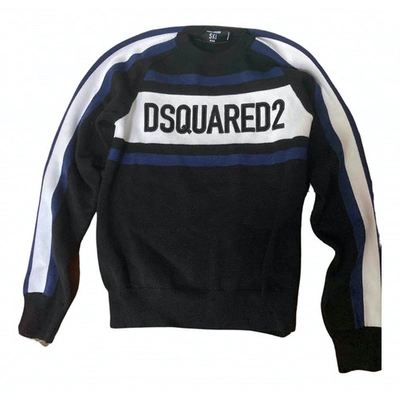 Pre-owned Dsquared2 Wool Jumper In Black