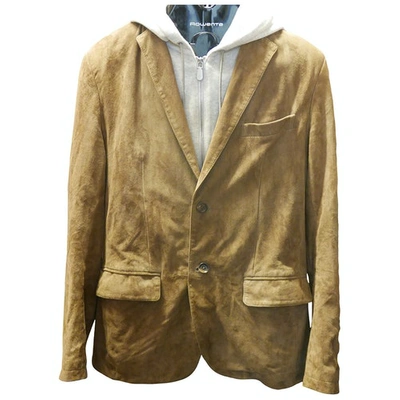 Pre-owned Eleventy Brown Fur Jacket