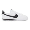 Nike White Leather Basic Cortez Sneakers