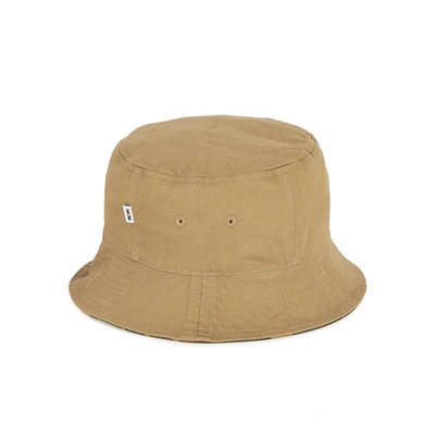 Wood Wood Camouflage-print Reversible Twill Bucket Hat In Khaki