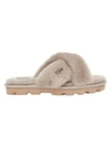 Ugg Women's Fuzzette Shearling Slide Slippers In Goat