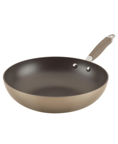 Anolon Advanced Home Hard-anodized 12" Nonstick Stir Fry In Bronze