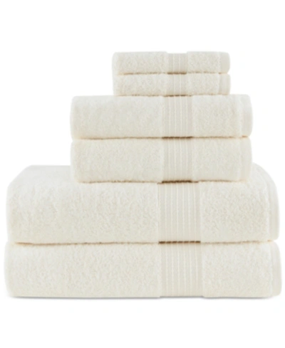 Madison Park Quick Dry 6-pc. Bath Towel Set Bedding In Ivory