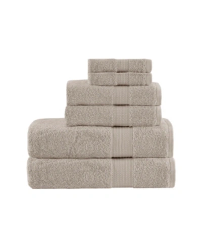 Madison Park Quick Dry 6-pc. Bath Towel Set Bedding In Tan