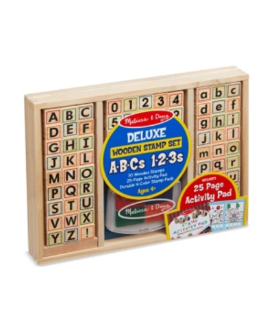Melissa & Doug Kids' Melissa And Doug Wooden Abc Activity Stamp Set In No Color