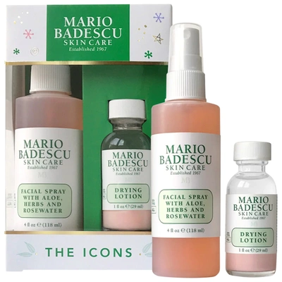 Mario Badescu The Icons: Drying Lotion & Rose Facial Spray Duo