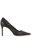 Schutz Women's Lou Pointed High-heel Pumps In Black Suede