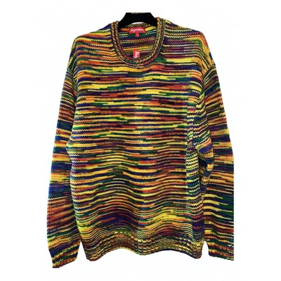 Pre-owned Supreme Wool Jacket In Multicolour