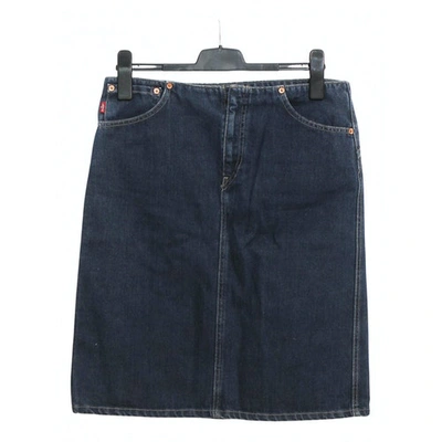 Pre-owned Levi's Mid-length Skirt In Blue