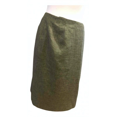 Pre-owned Mugler Mini Skirt In Grey