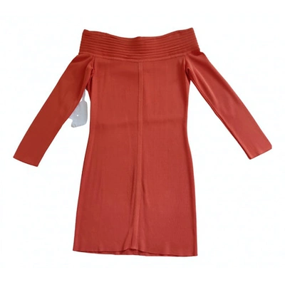 Pre-owned Rabanne Mini Dress In Orange