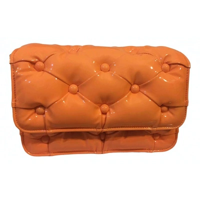 Pre-owned Benedetta Bruzziches Orange Patent Leather Handbag