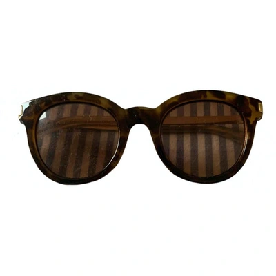 Pre-owned Tommy Hilfiger Brown Sunglasses