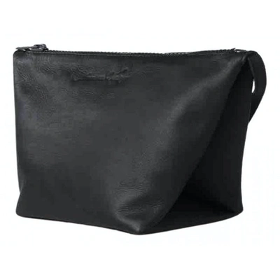 Pre-owned American Vintage Black Leather Clutch Bag