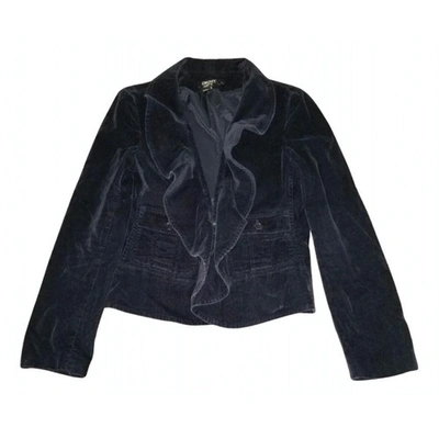 Pre-owned Dkny Jacket In Navy