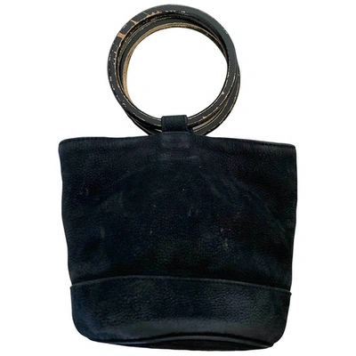 Pre-owned Simon Miller Medium Bonsai Black Suede Handbag