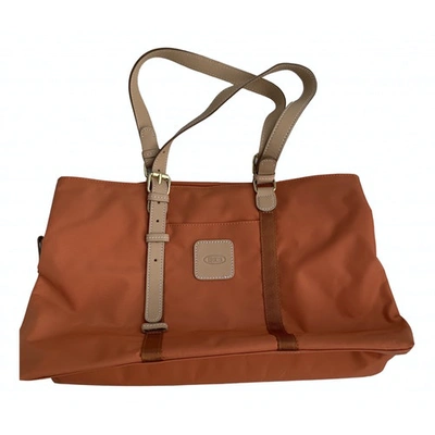 Pre-owned Bric's Handbag In Orange