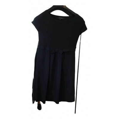 Pre-owned Tara Jarmon Mini Dress In Black