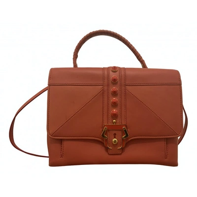 Pre-owned Paula Cademartori Leather Handbag In Pink