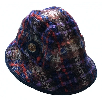 Pre-owned Gucci Wool Hat In Multicolour