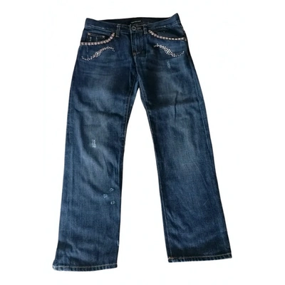 Pre-owned Calvin Klein Straight Jeans In Blue