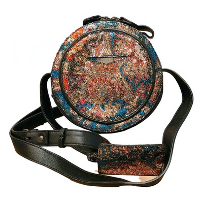 Pre-owned Carven Glitter Crossbody Bag In Multicolour