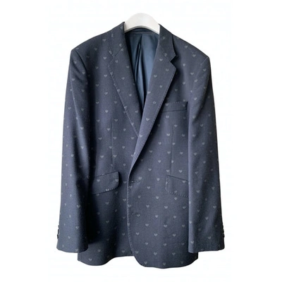 Pre-owned Acne Studios Anthracite Wool Jacket
