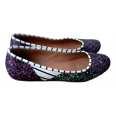 Pre-owned Camper Leather Ballet Flats In Multicolour
