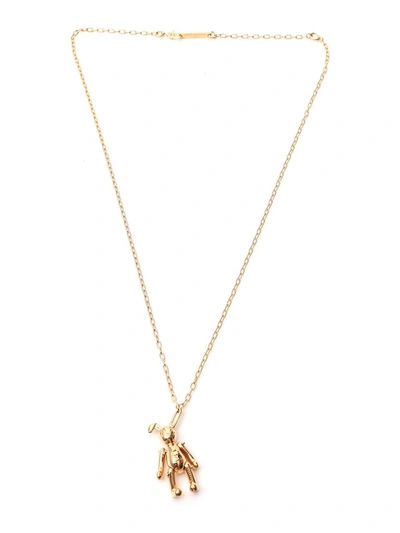 Ambush Bunny Pendant Necklace In Gold