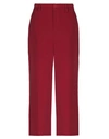 Liu •jo Cropped Pants In Red