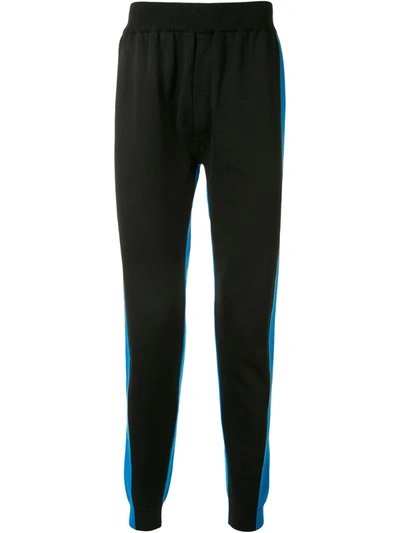 Kenzo Two-tone Track Pants In Black
