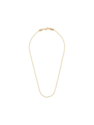 Emanuele Bicocchi Beaded Chain Necklace In Gold