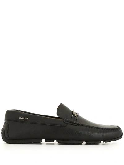 Bally Pansys Driving Shoes In Black