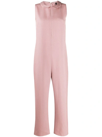 Sara Lanzi Straight-leg Jumpsuit In Pink