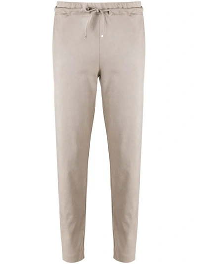 D-exterior Drawstring Tracksuit Bottoms In Neutrals
