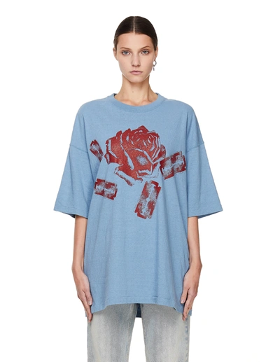 Undercover Blue Oversize Printed T-shirt