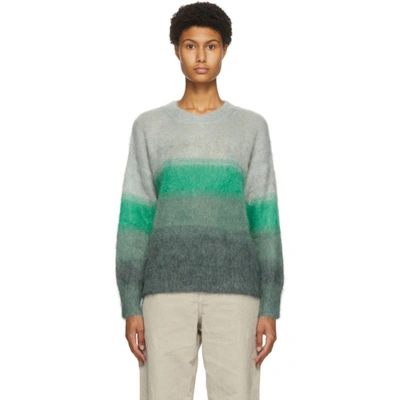 Isabel Marant Étoile Drussell Knitwear In Green Wool In 30gb Greyis