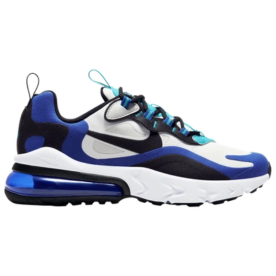 Nike Unisex Air Max 270 Rt Low Top Sneakers - Walker, Toddler, Little Kid, Big Kid In White/hyper Blue/oracle Aqua/black