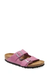 Birkenstock Women's Arizona Birko-flor Patent Soft Footbed Sandals From Finish Line In Purple Orchid Leather