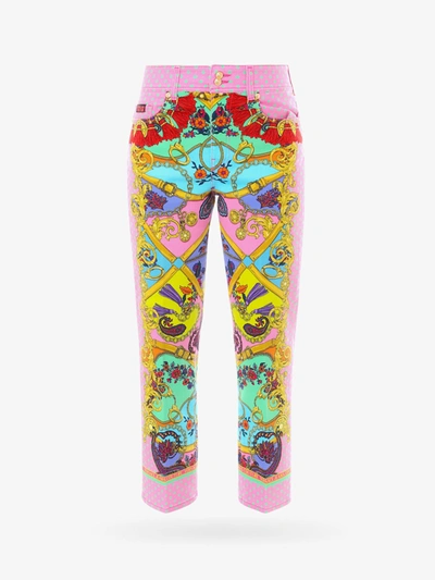 Versace Jeans Couture Trouser In Pink