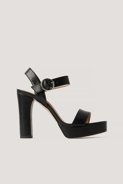 Na-kd Platform High Heel Sandals - Black