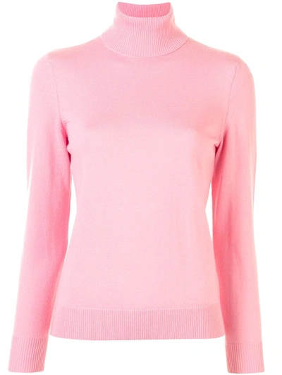 Apc Sandra Merino Wool Sweater In Pink
