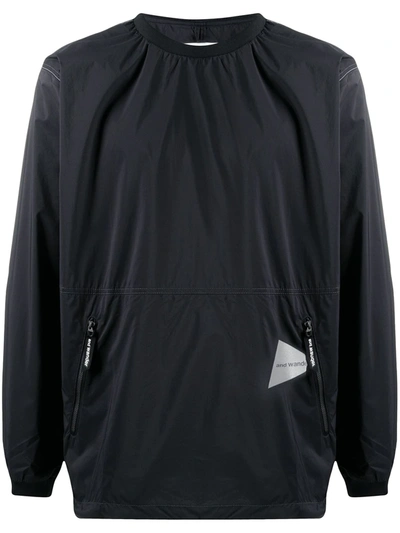 And Wander Lightweight Long-sleeve Jacket In Black