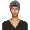 Rag & Bone Addison Logo-appliquéd Mélange Wool-blend Beanie In 30 Greymult